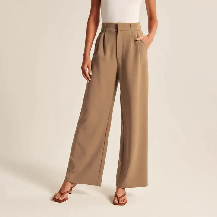 CELINA - Pantalon taille haute tendance pour un look sophistiqué