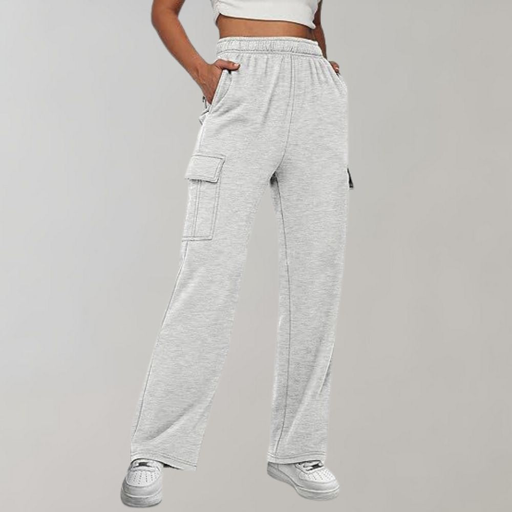 Pantalon cargo élégant avec poches à rabat pour femmes - Marja Collection