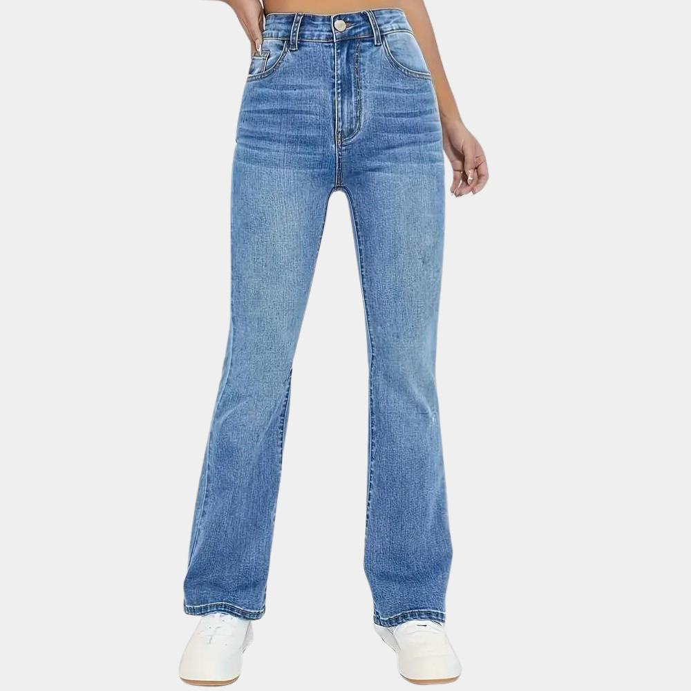 Pippa - Jeans femme décontractés et élégants avec une taille haute flatteuse