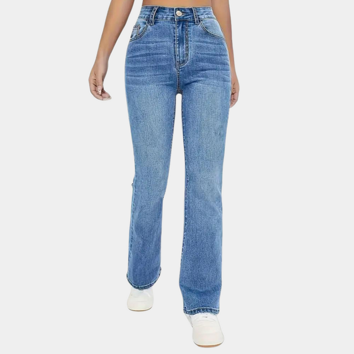 Pippa - Jeans femme décontractés et élégants avec une taille haute flatteuse