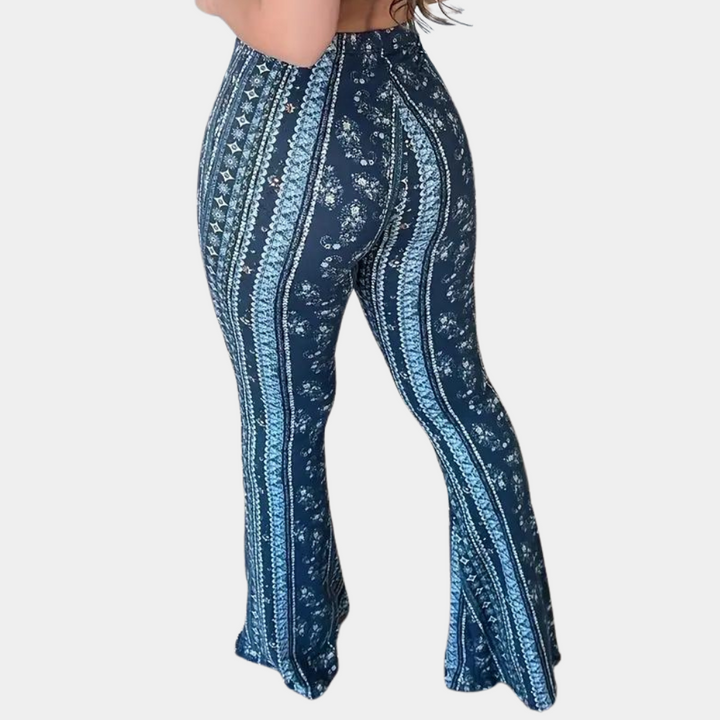 Elvera - Pantalon évasé tendance boho pour femmes