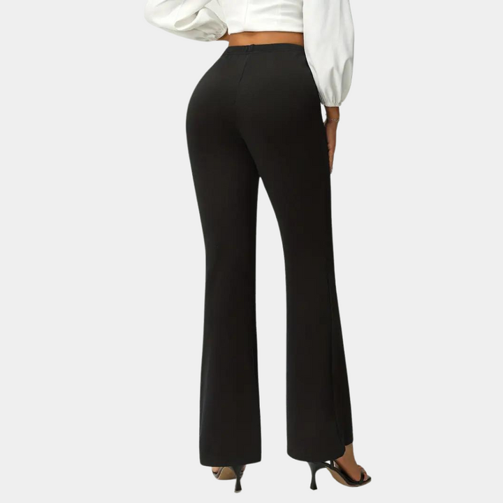 Margot - Pantalon évasé élégant et extensible pour femmes