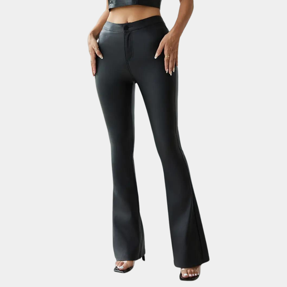 Rosalie - Pantalon élégant et décontracté pour femmes, coupe étroite et évasée flatteuse