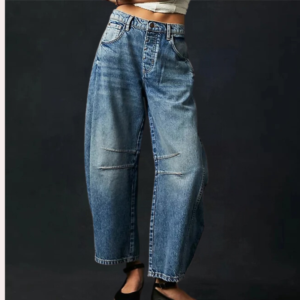 Jeans à jambe large élégants pour femmes - parfaits pour toutes les occasions !