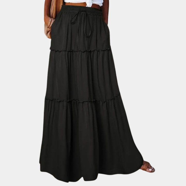 Jupe longue bohémienne chic pour femmes