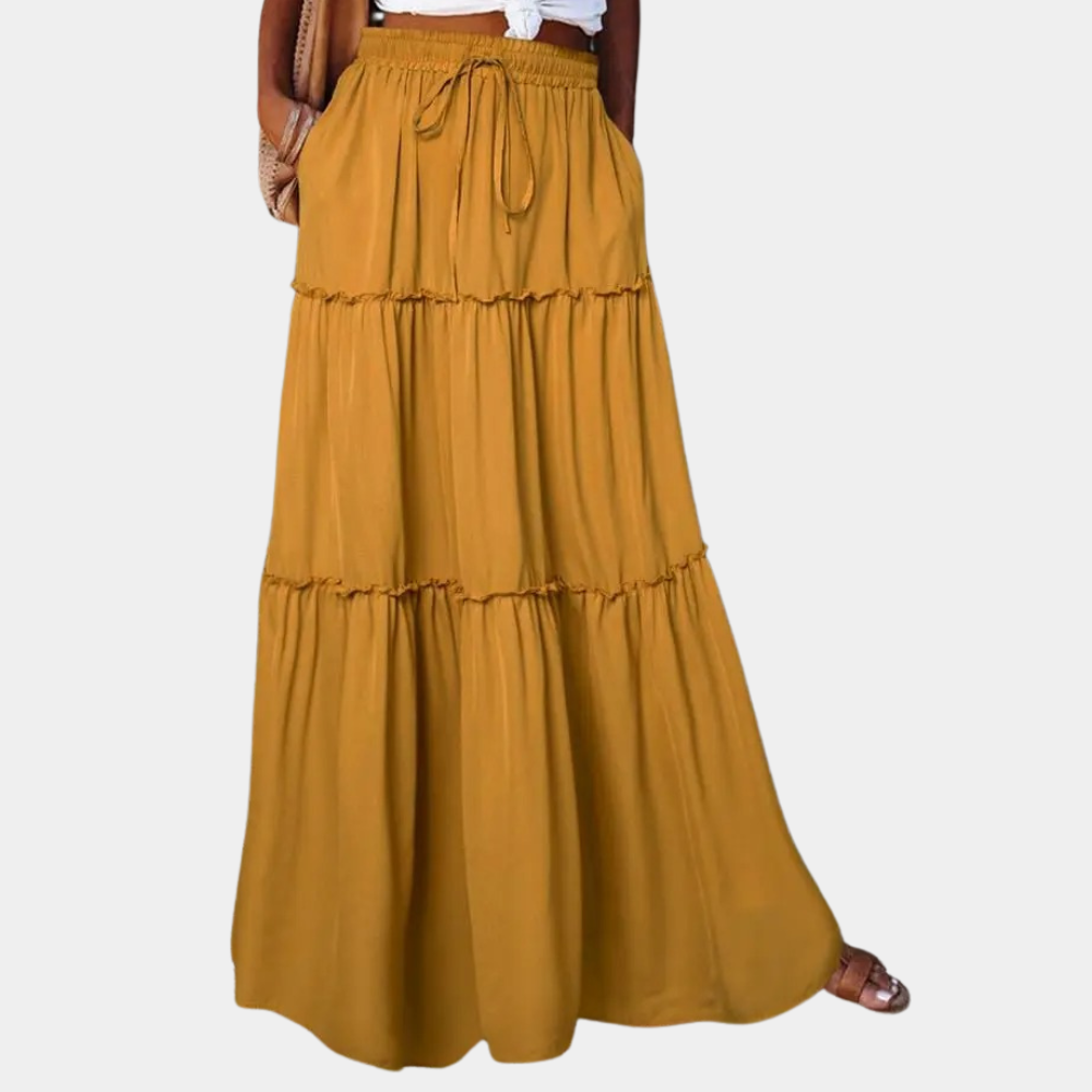Jupe longue bohémienne chic pour femmes