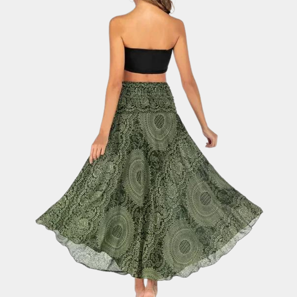 Jupe longue bohémienne pour femmes - élégante et confortable !