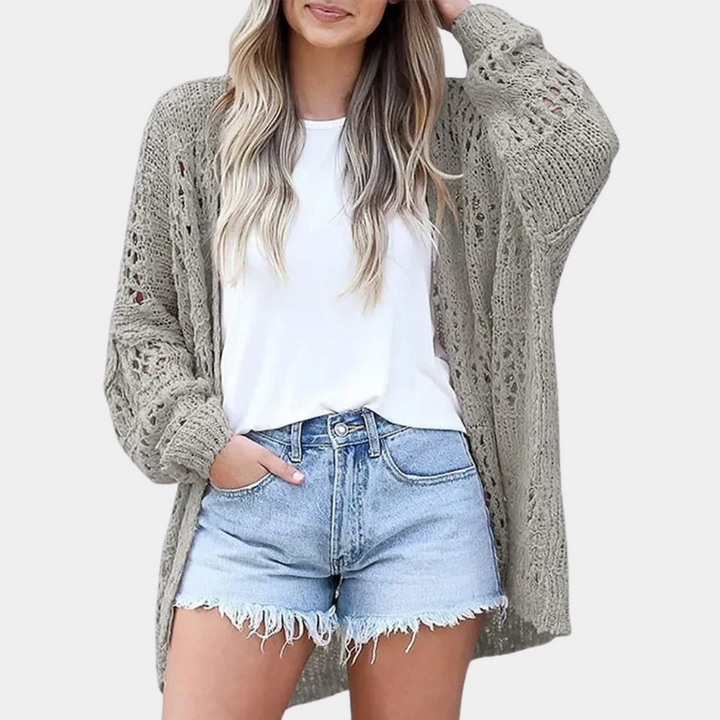 Yeva | Cardigan en tricot élégant avec motifs tendance