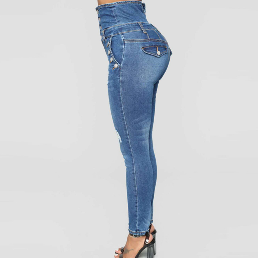 Nola - Pantalon skinny waist haute élégant pour femmes