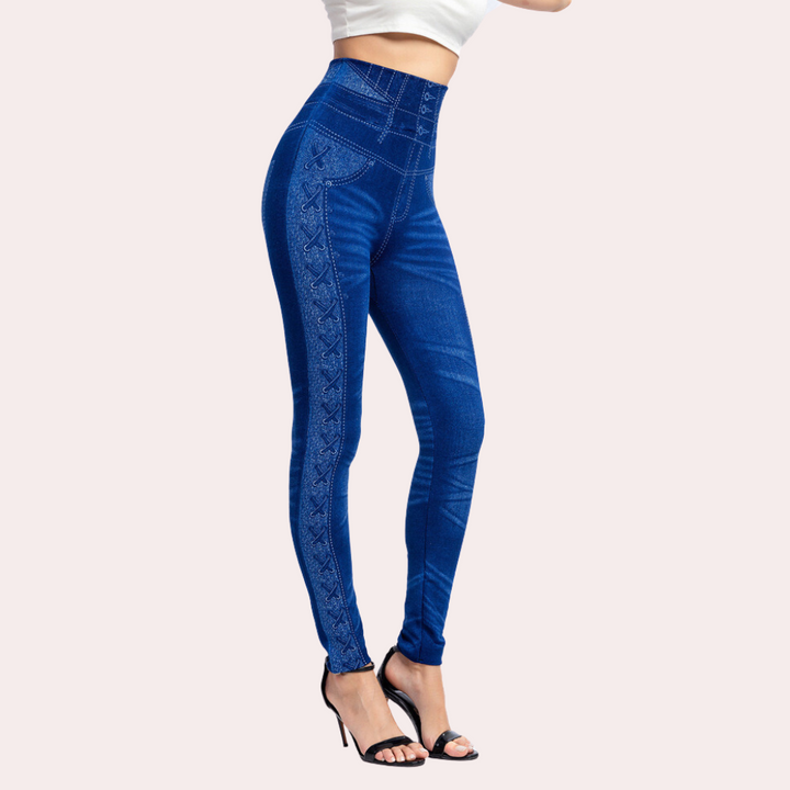 Simara - Pantalon taille haute tendance pour femmes