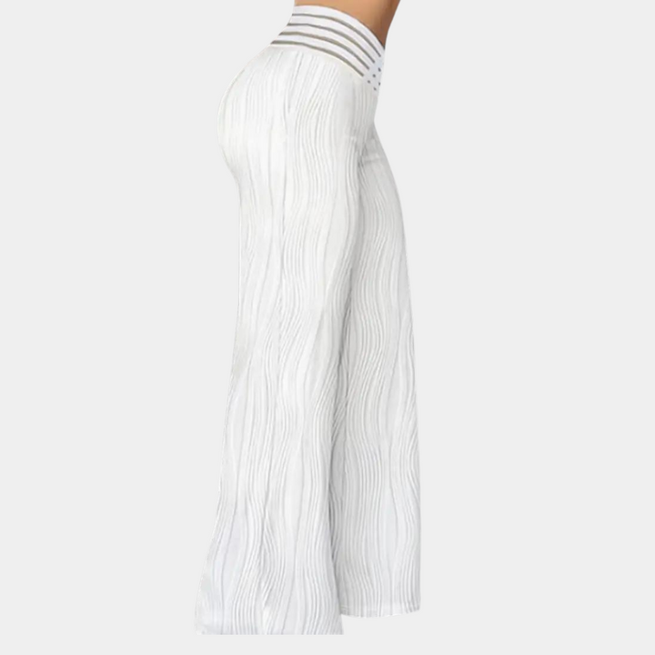 Halina - Pantalon élégant à taille haute pour femmes pour un look sophistiqué