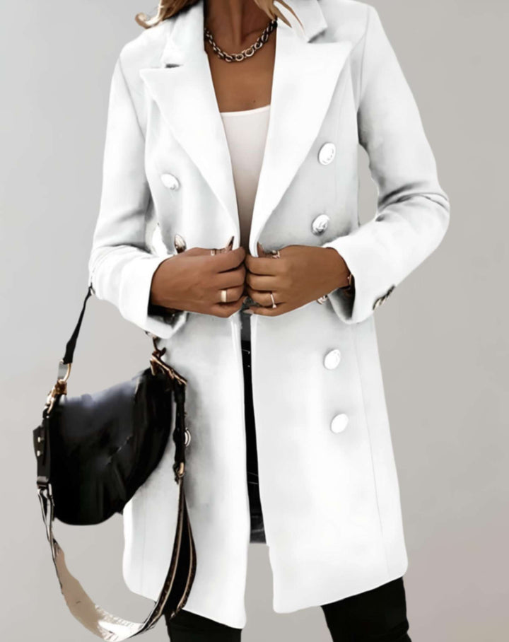 Monique | Veste mi-longue élégante