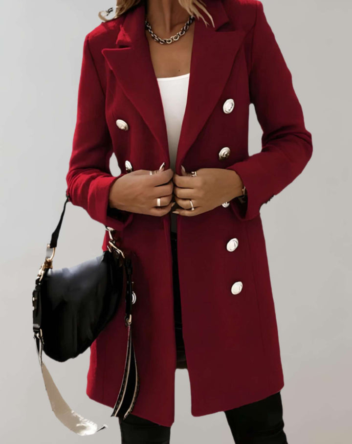 Monique | Veste mi-longue élégante