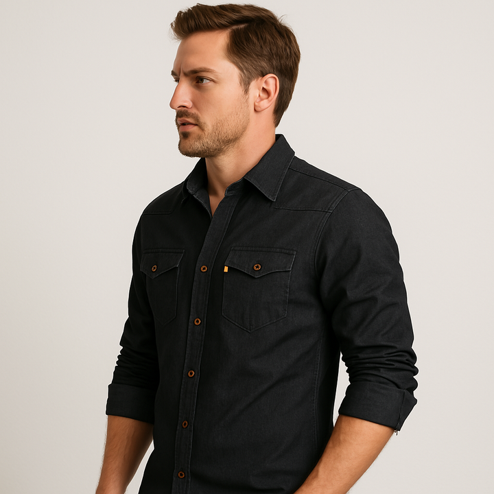 CHEMISE EN DENIM SLIM