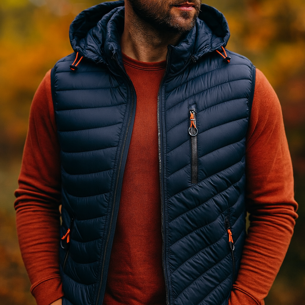 GILET ÉLÉGANT REMBOURRÉ POUR HOMME