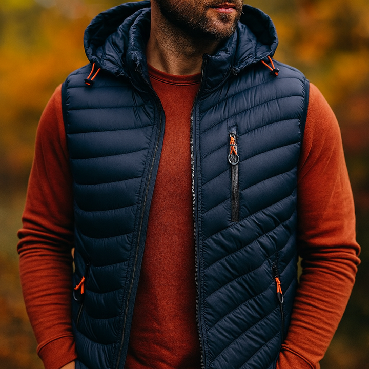 GILET ÉLÉGANT REMBOURRÉ POUR HOMME