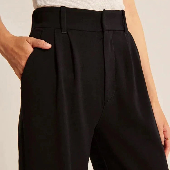 CELINA - Pantalon taille haute tendance pour un look sophistiqué