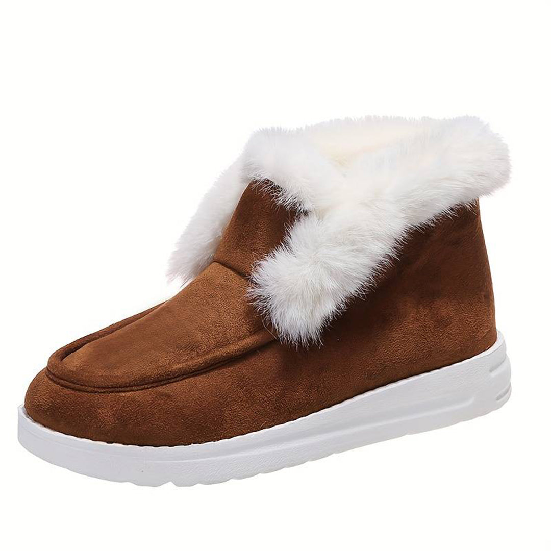Lancy - Cosy Fluffy Sneakers for Women
