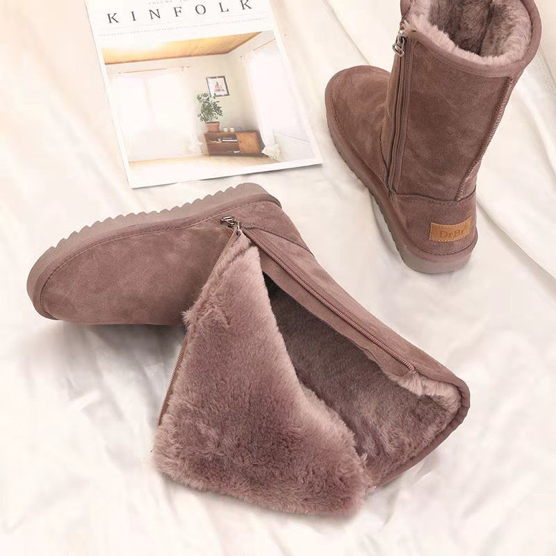 Bina - Bottes élégantes en daim pour femmes