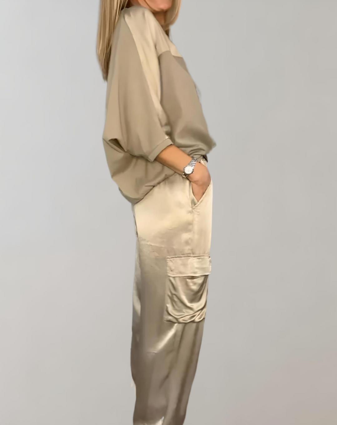 Finley - Ensemble de Lounge Cargo Soie