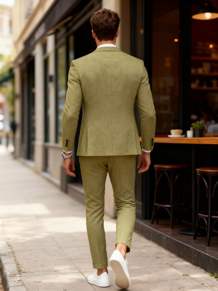 Costume pour hommes en lin élégant