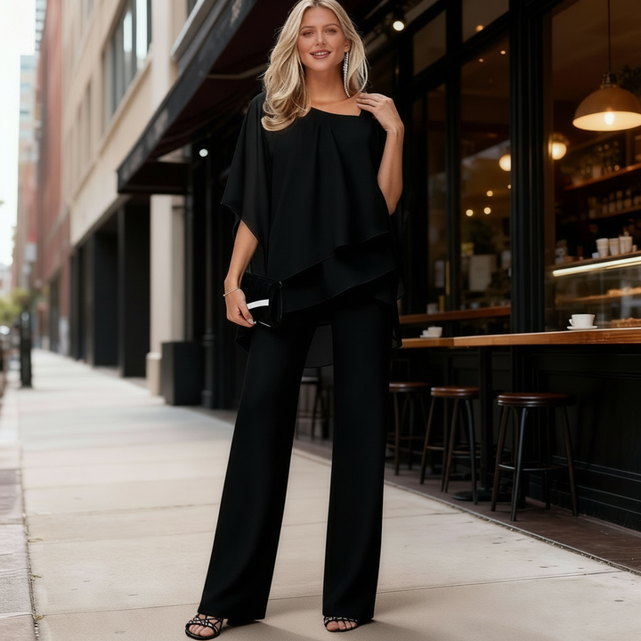 Ensemble en Chiffon de Luxe pour Soirées Élégantes