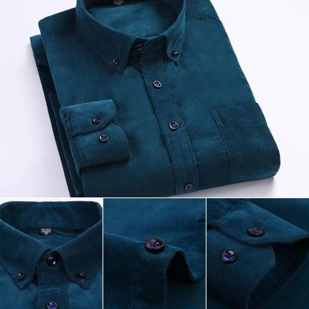 CHEMISE EN VELOURS CÔTELÉ POUR HOMME