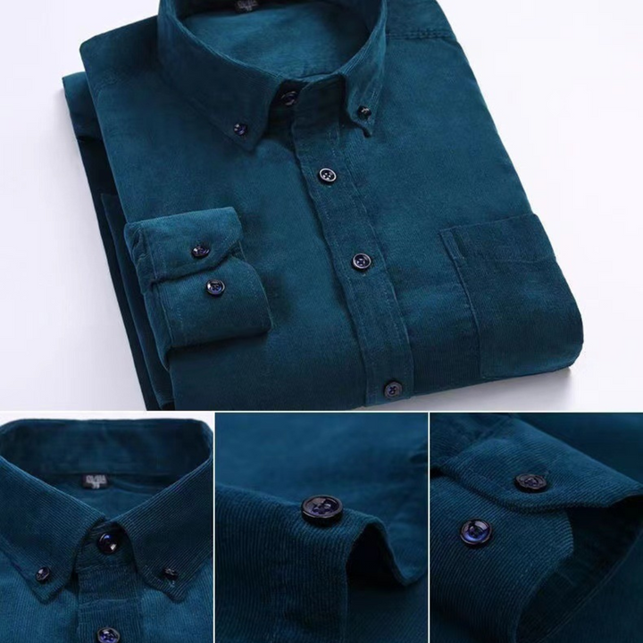 CHEMISE EN VELOURS CÔTELÉ POUR HOMME