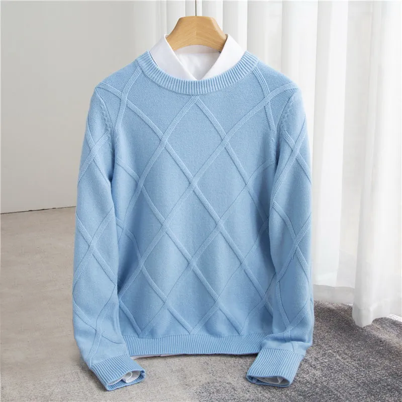 Pull Argyle en Cachemire