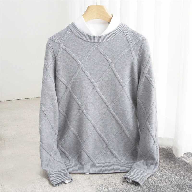 Pull Argyle en Cachemire