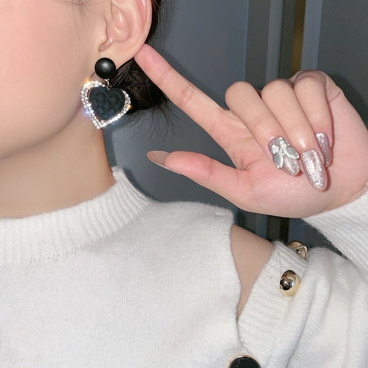 Boucles d'oreilles en or noir