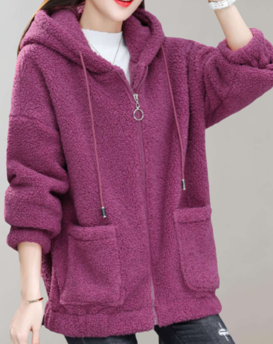 Nienke | Veste d'hiver à capuche pour femmes