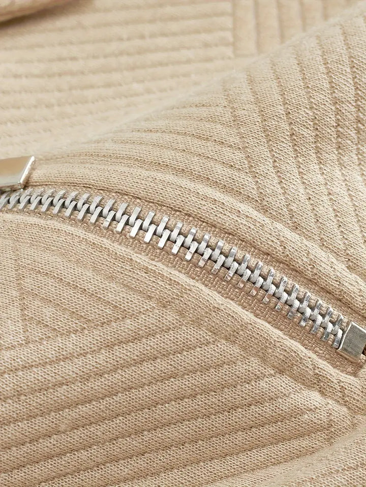 PULL À MAILLE GÉOMÉTRIQUE POUR HOMME