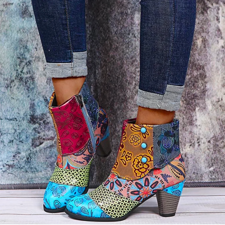 Lorrie - Bottes imperméables rétro pour femmes
