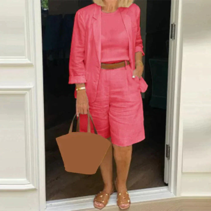 Ensemble Blazer & Shorts Luxueux