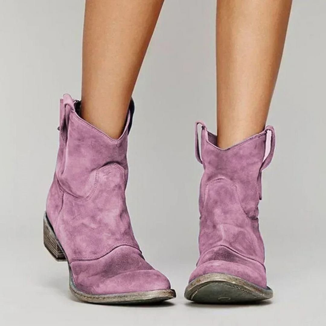 Esmée | Bottes de cow-boy intemporelles en cuir pour femmes en plusieurs coloris tendance