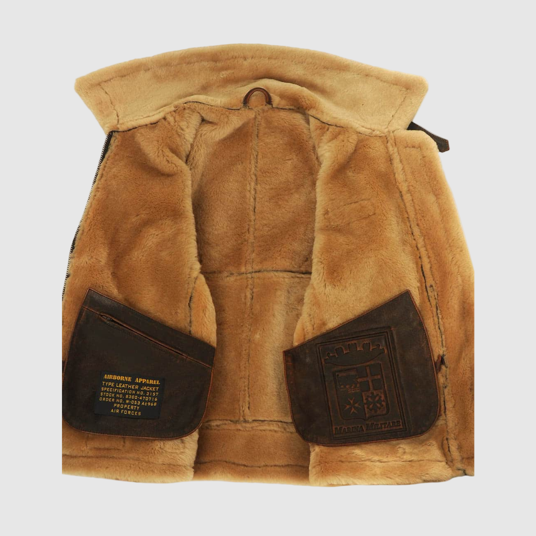 VESTE AVIATEUR CLASSIQUE POUR HOMME