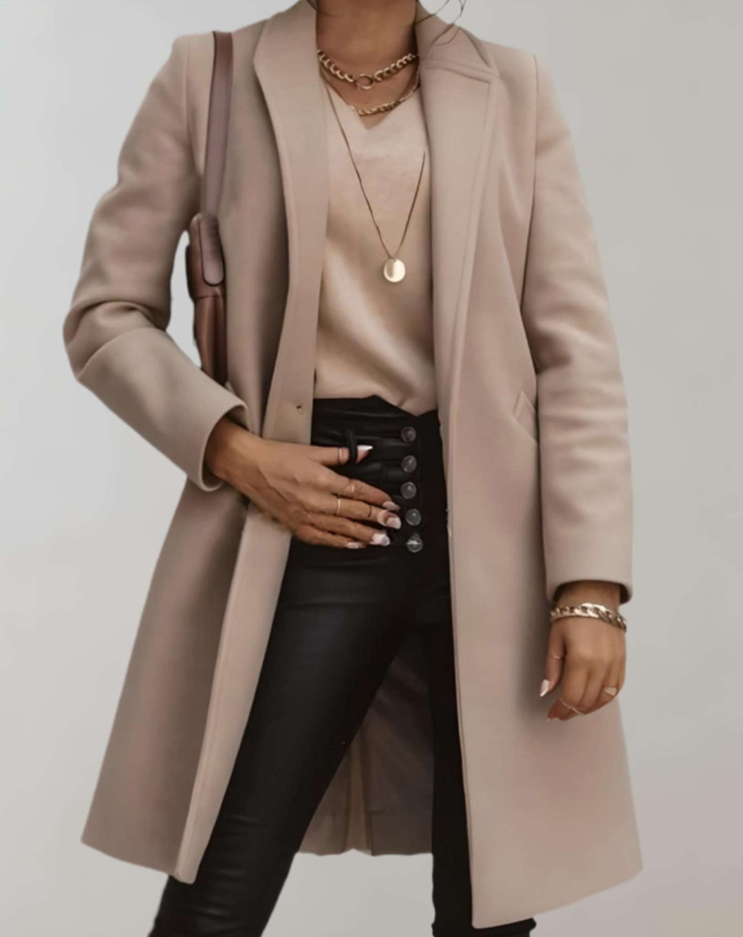 Carolin | Manteau long et élégant pour femmes pour un look stylé