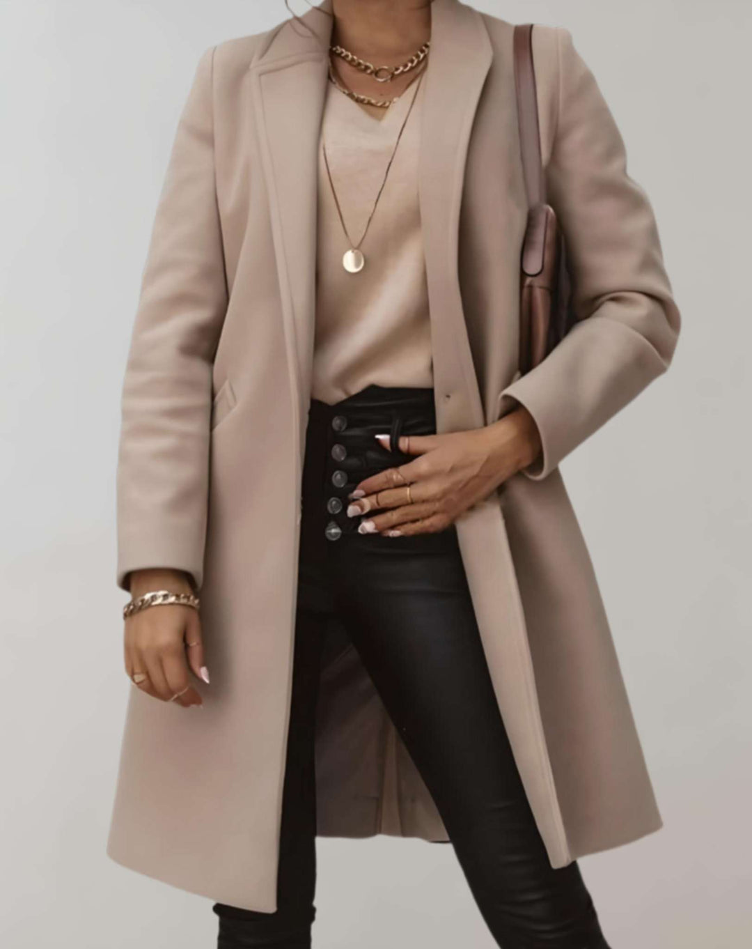 Carolin | Manteau long et élégant pour femmes pour un look stylé