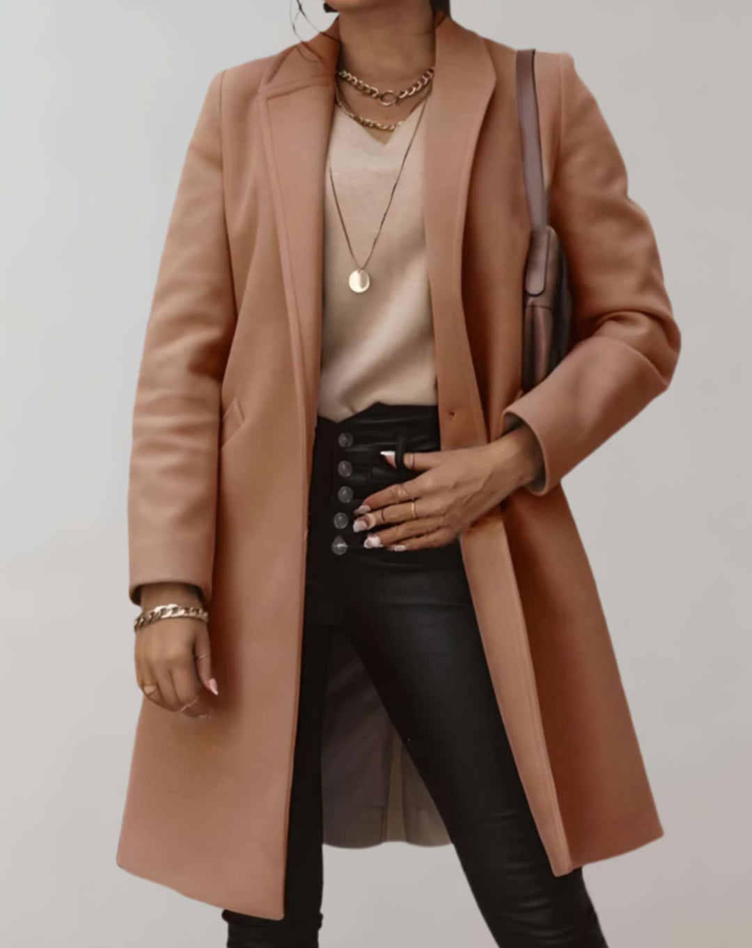 Carolin | Manteau long et élégant pour femmes pour un look stylé