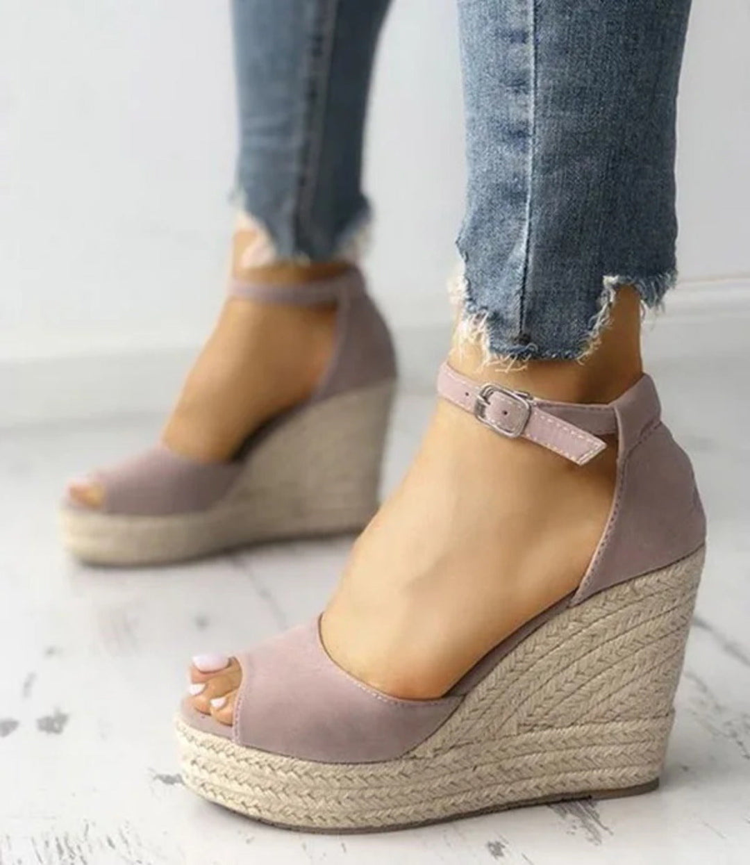 Isabel | Espadrilles élégantes avec lanière en corde stylisée