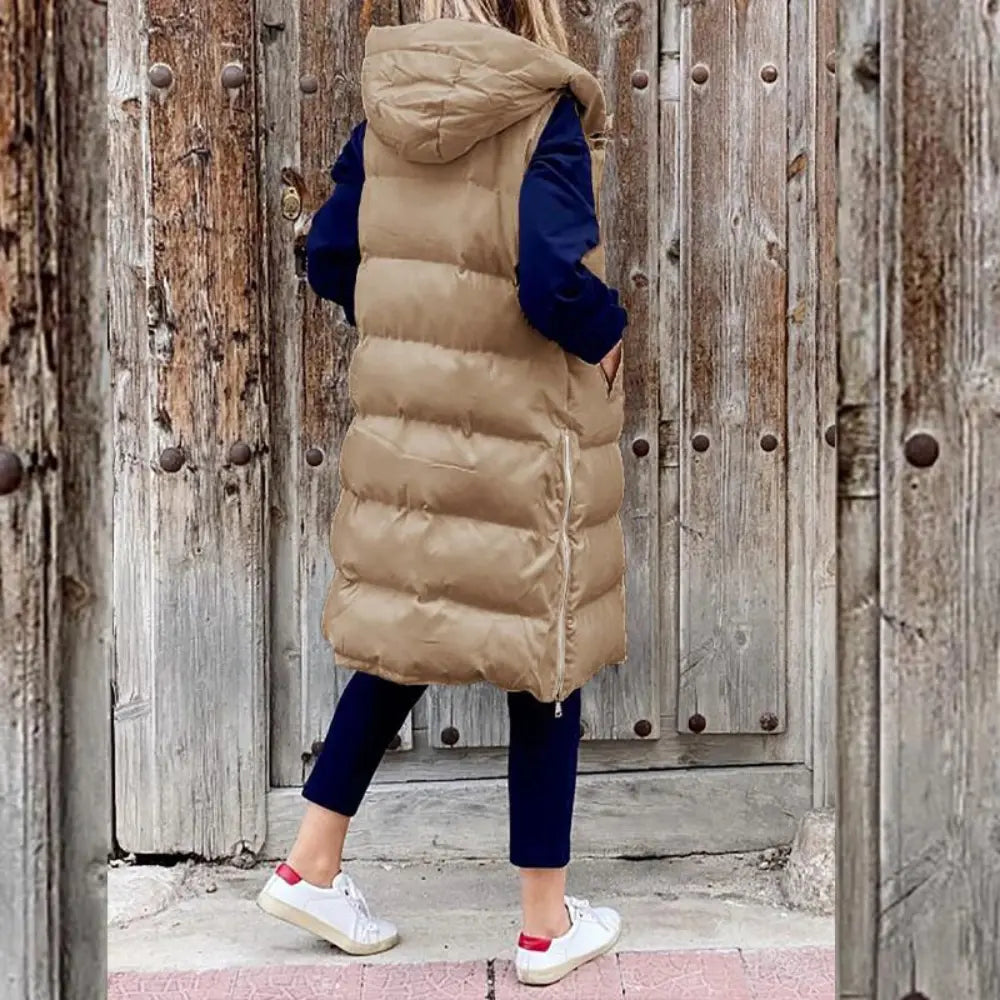 Maple | Veste en coton sans manches élégante