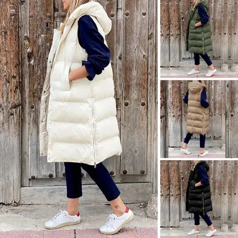 Maple | Veste en coton sans manches élégante