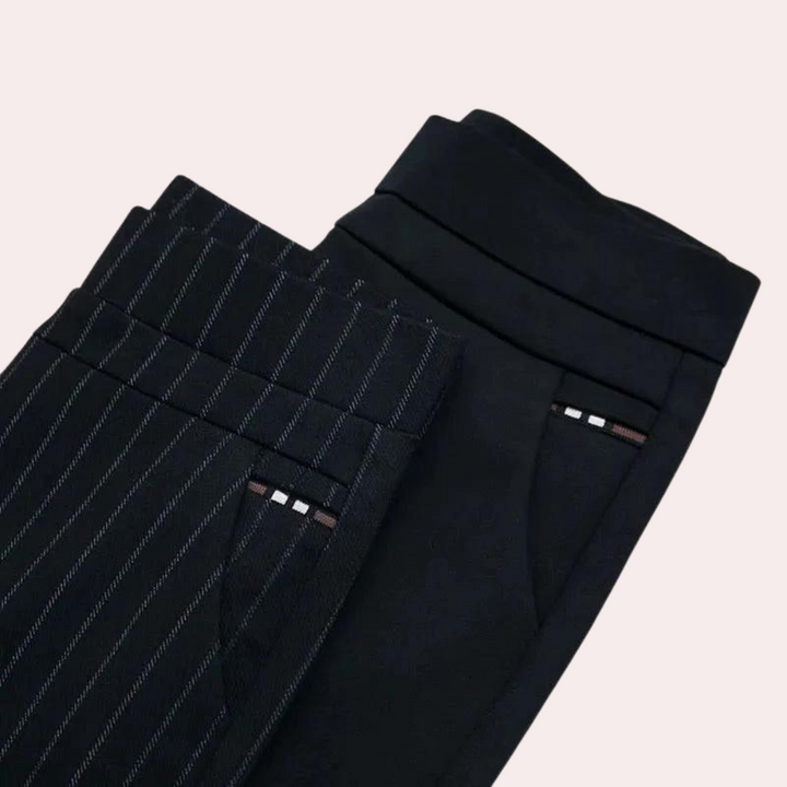 Margot - Pantalon stretch à taille haute élégante