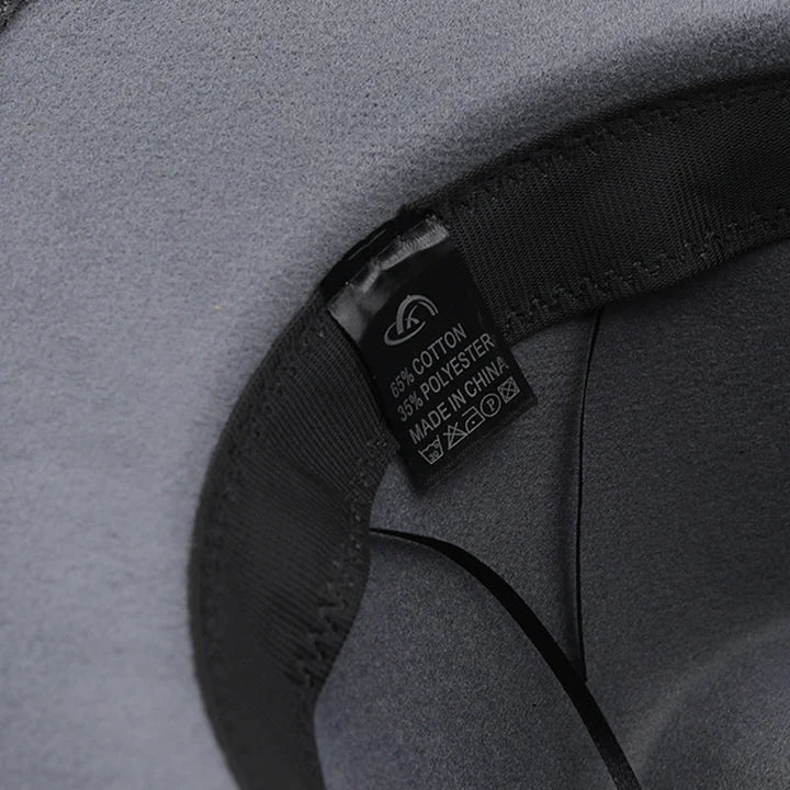 Chapeau en feutre de style western avec bandeau à boucles de taureau