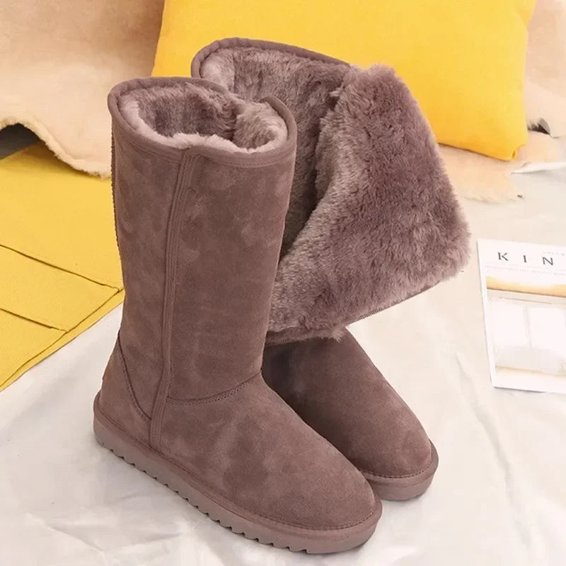 Bina - Bottes élégantes en daim pour femmes