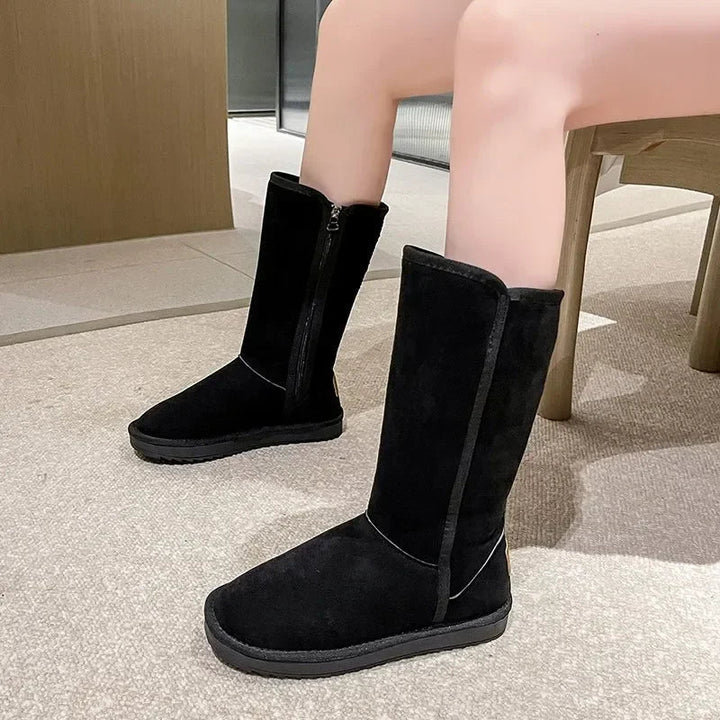 Bina - Bottes élégantes en daim pour femmes