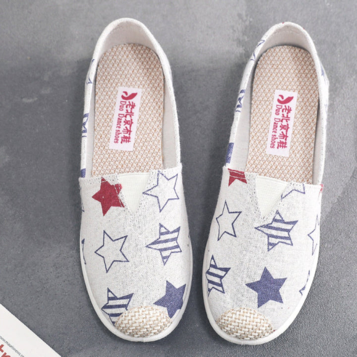 Espadrilles Chic Fleur en toile - Un confort élégant à chaque pas