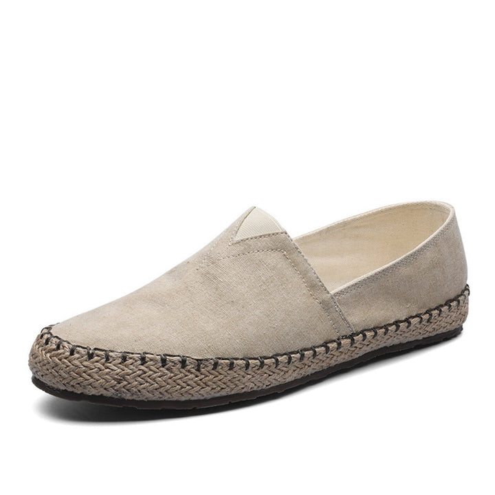 Karin | Espadrilles tendance en toile contrastée pour une beauté tranquille