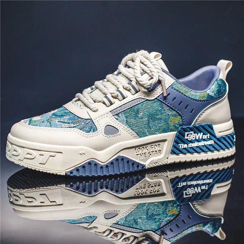 Jules | Baskets décontractées élégantes en vert olive